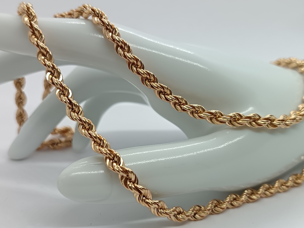 ЦЛВР585 ЦЕПЬ ПОЛНОВЕСНАЯ Веревка (Au 585)