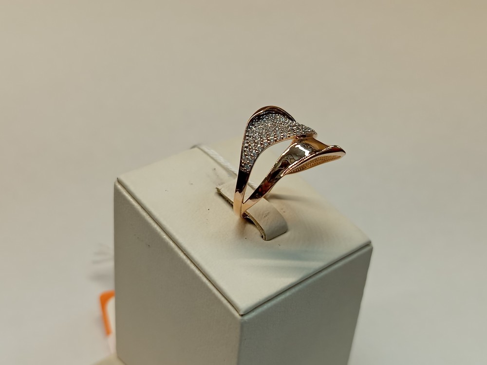 КОЛКМИ585 КОЛЬЦО С КАМНЯМИ (Au 585)