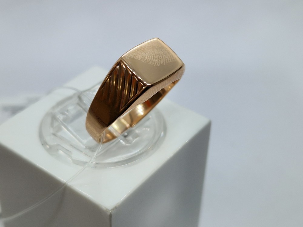 КОЛЬЦО ПЕЧАТКА без камня (Au 585)