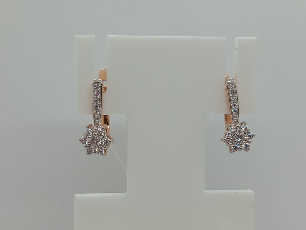 СЕРЬГИ С КАМНЯМИ (Au 585)