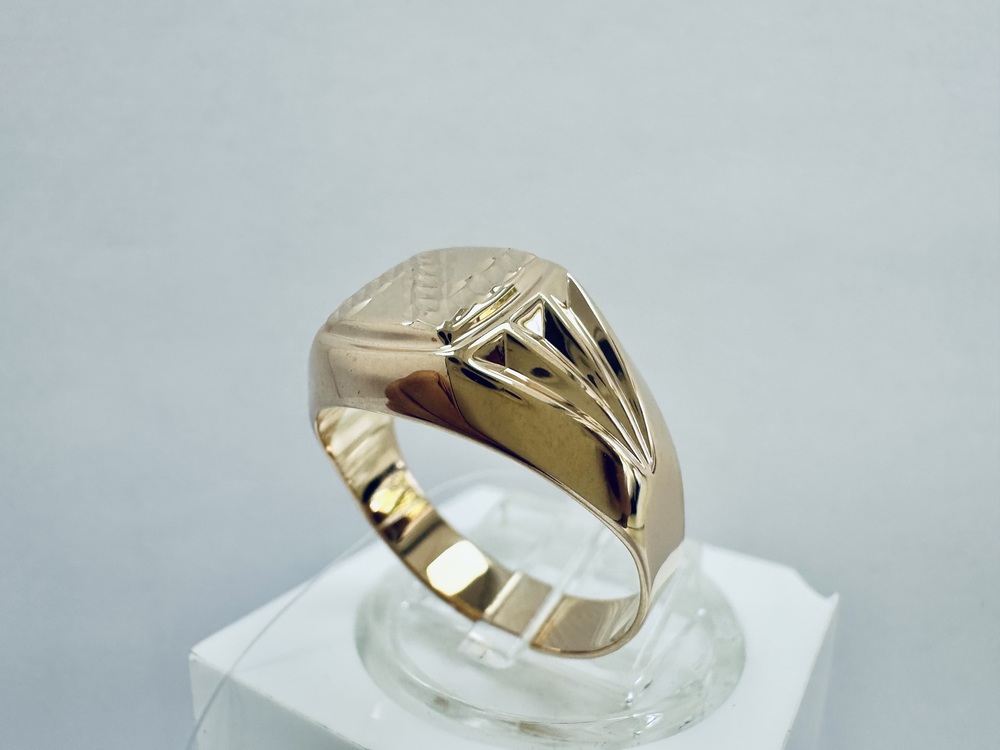 КОЛЬЦО ПЕЧАТКА без камня (Au 585)