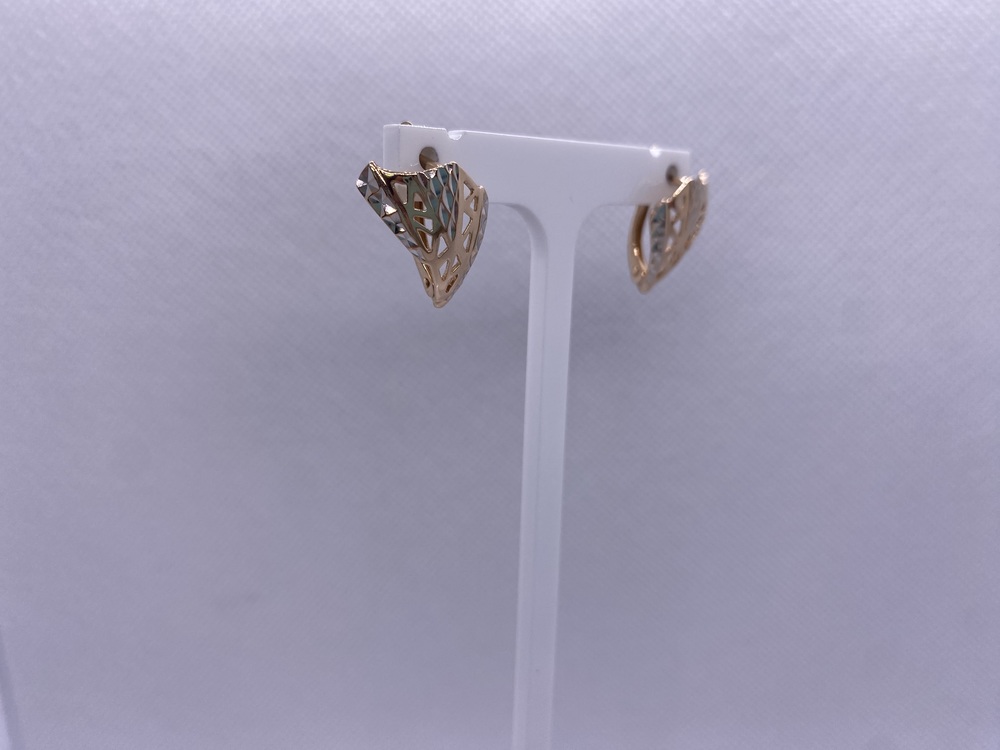 СБКМ585 СЕРЬГИ БЕЗ КАМНЯ (Au 585)