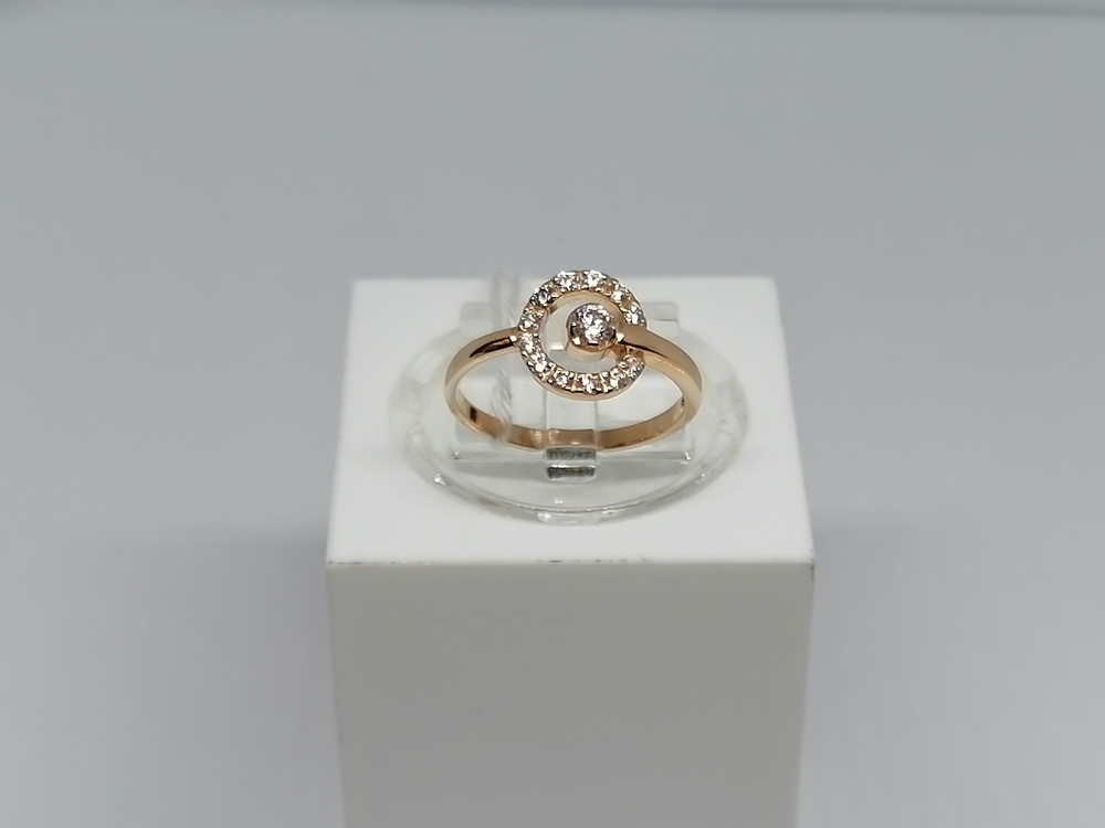 КОЛКМИ585 КОЛЬЦО С КАМНЯМИ (Au 585)
