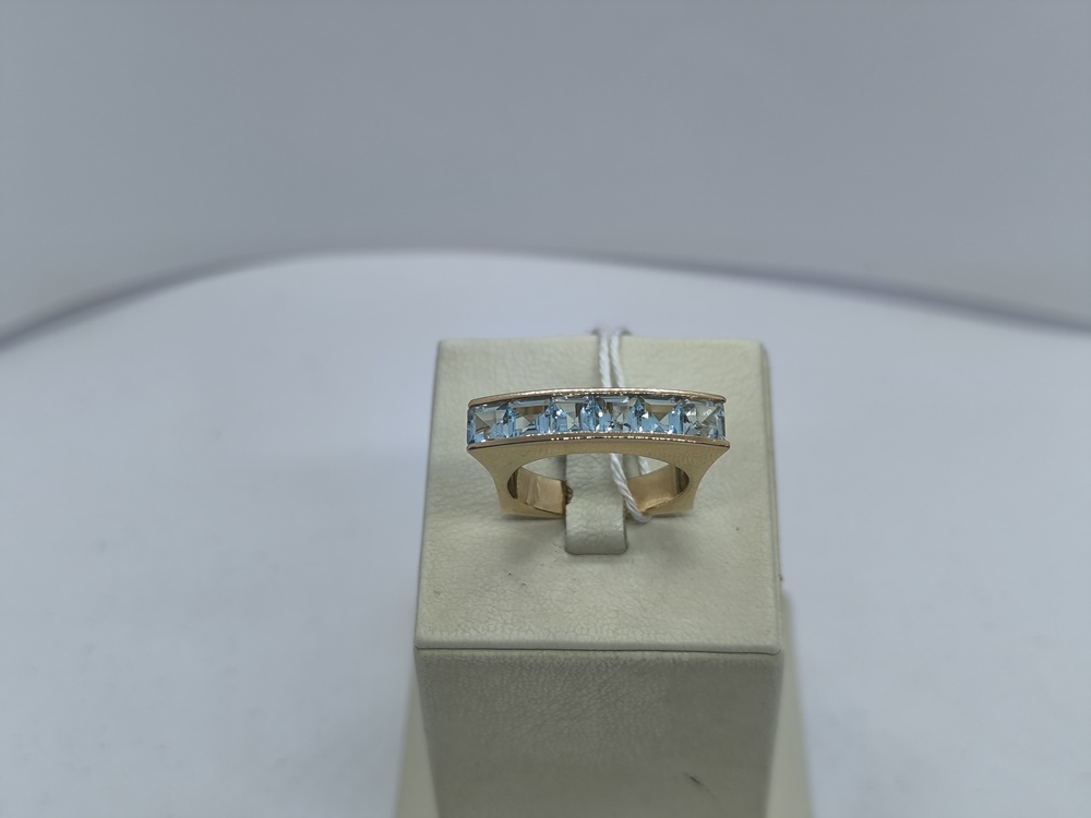 КОЛКМИ585 КОЛЬЦО С КАМНЯМИ (Au 585)