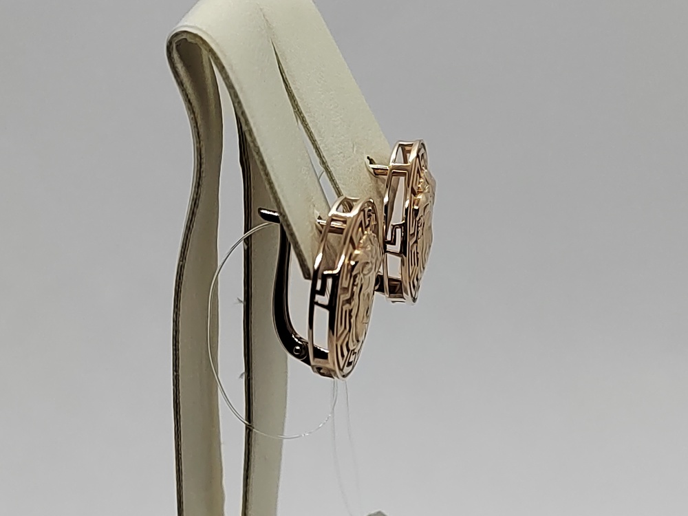 СЕРЬГИ БЕЗ КАМНЯ (Au 585)