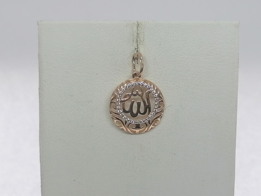 51-130-01368-1 ПОДВЕСКА С КАМНЯМИ (Au 585)