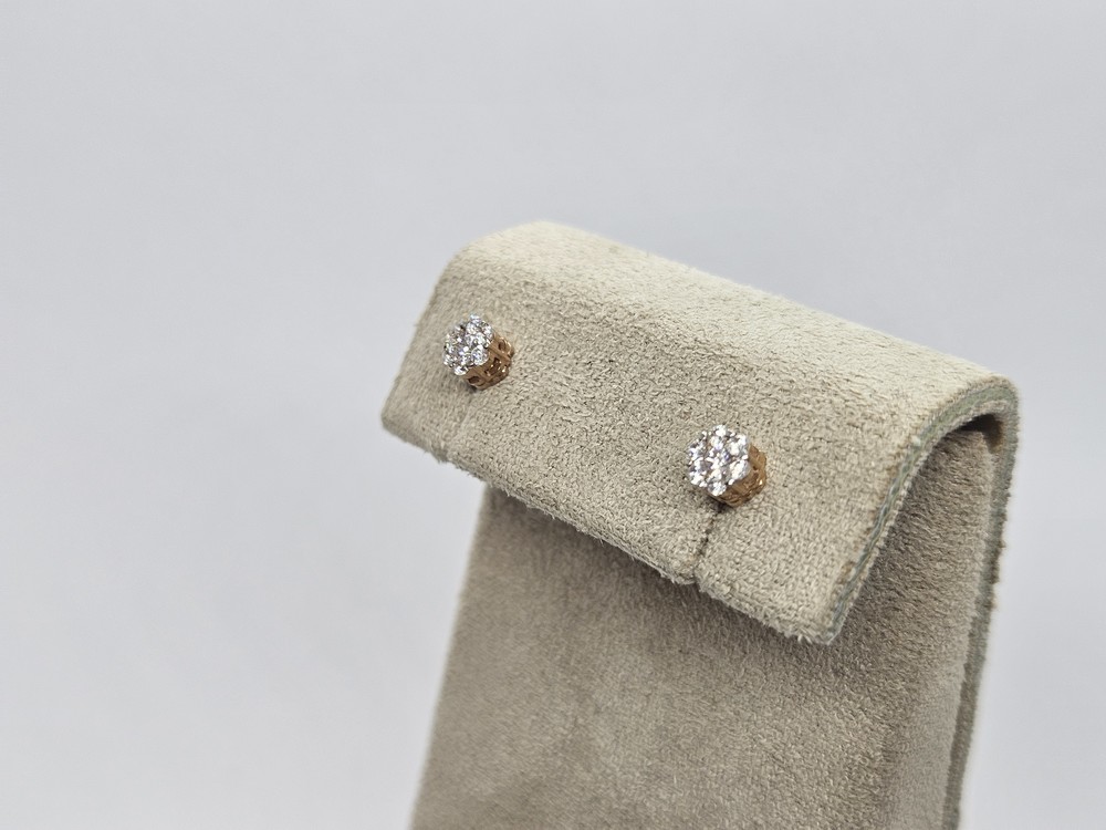 СКМИ585 СЕРЬГИ С КАМНЯМИ (Au 585)