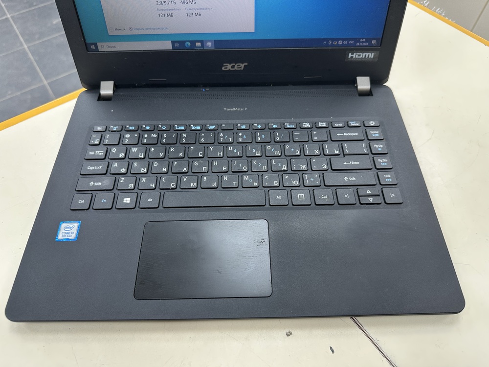 Ноутбук Acer; Core i3-8130U, Нет, 8 Гб, 128 Гб, Нет