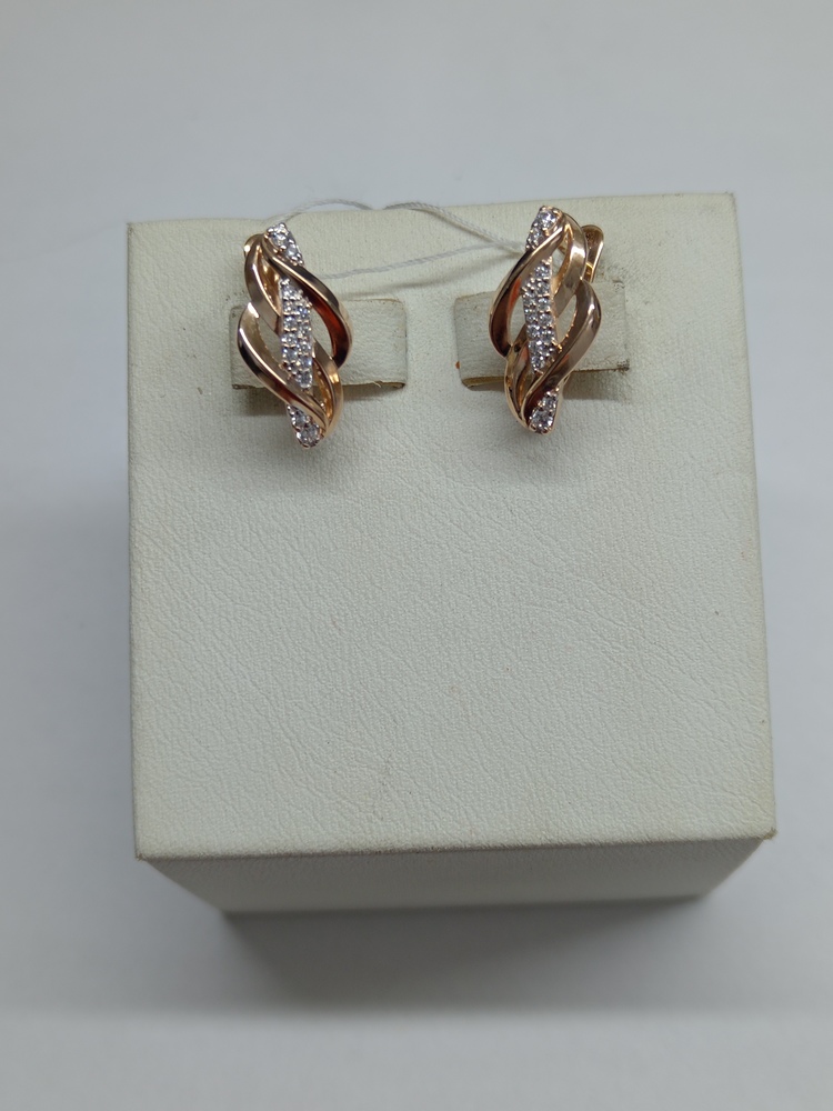 СЕРЬГИ С КАМНЯМИ (Au 585)