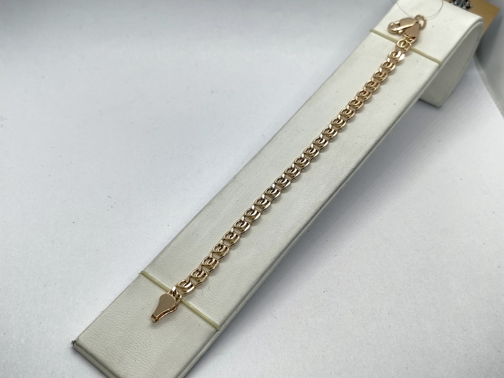 7080270П-16 БРАСЛЕТ ПУСТОТЕЛЫЙ Лав (Au 585) 7080270П-16 БРАСЛЕТ ПУСТОТЕЛЫЙ Лав (Au 585)