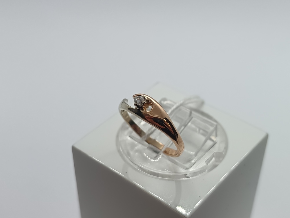 КОЛКМ585 КОЛЬЦО С КАМНЕМ (Au 585)