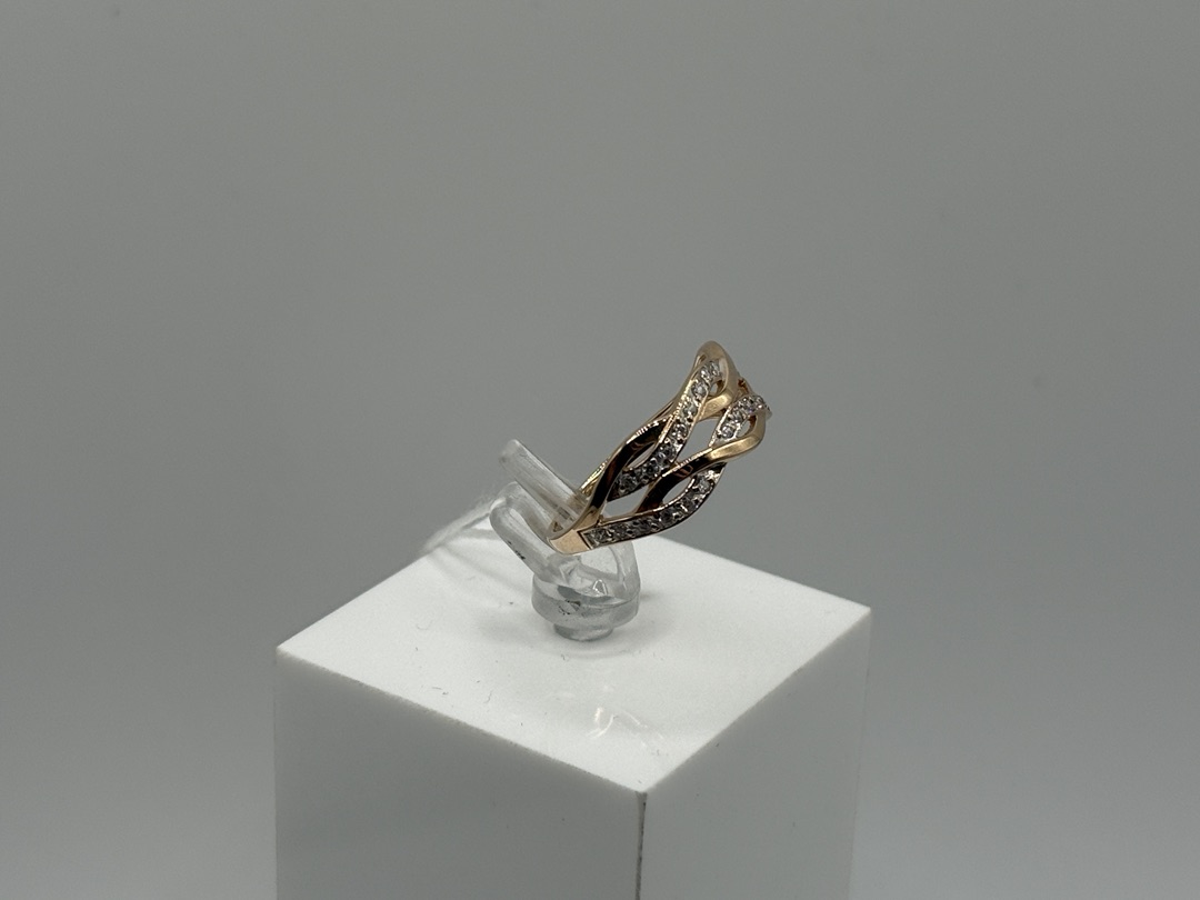 КОЛКМИ585 КОЛЬЦО С КАМНЯМИ (Au 585)