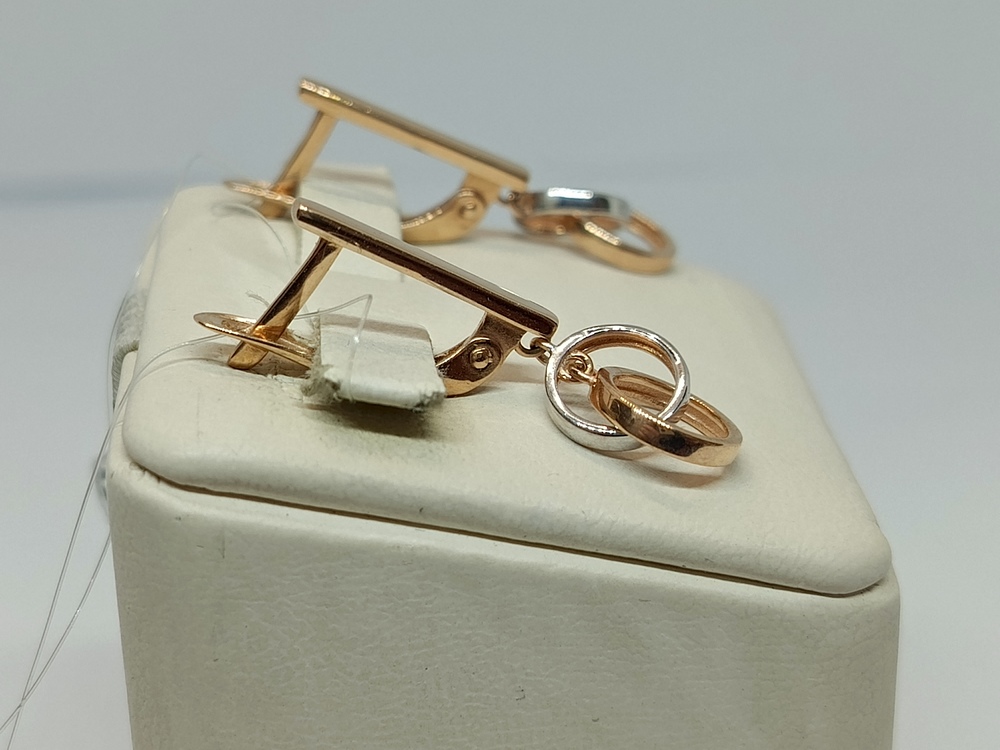 СЕРЬГИ БЕЗ КАМНЯ (Au 585)