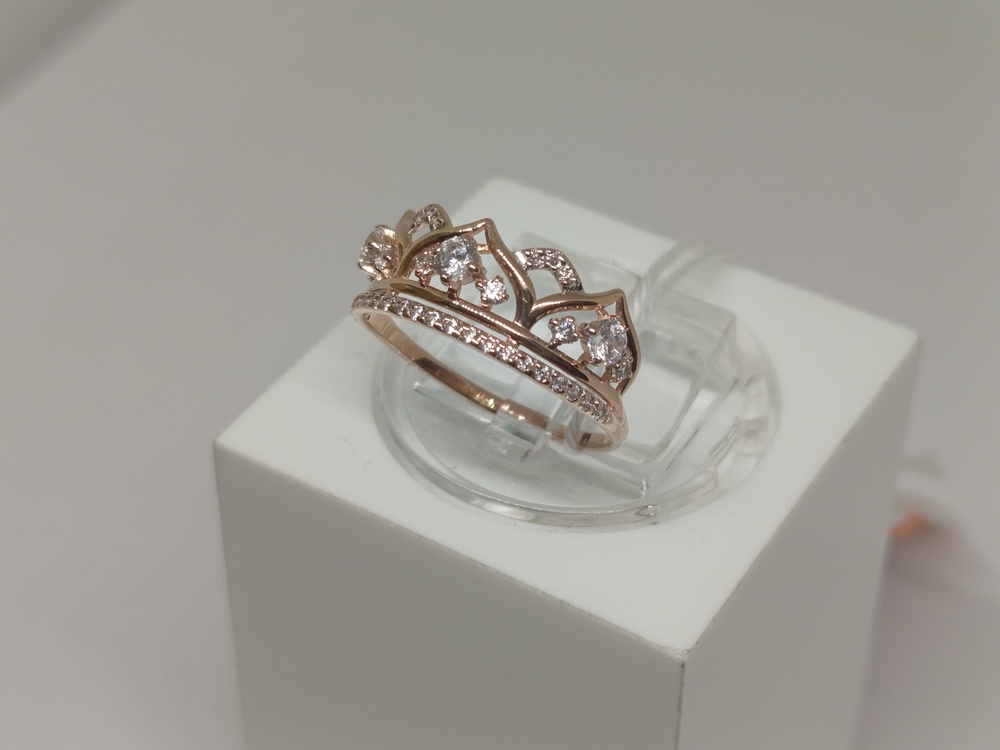 КОЛКМИ585 КОЛЬЦО С КАМНЯМИ (Au 585)