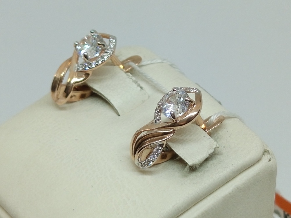 СЕРЬГИ С КАМНЯМИ (Au 585)