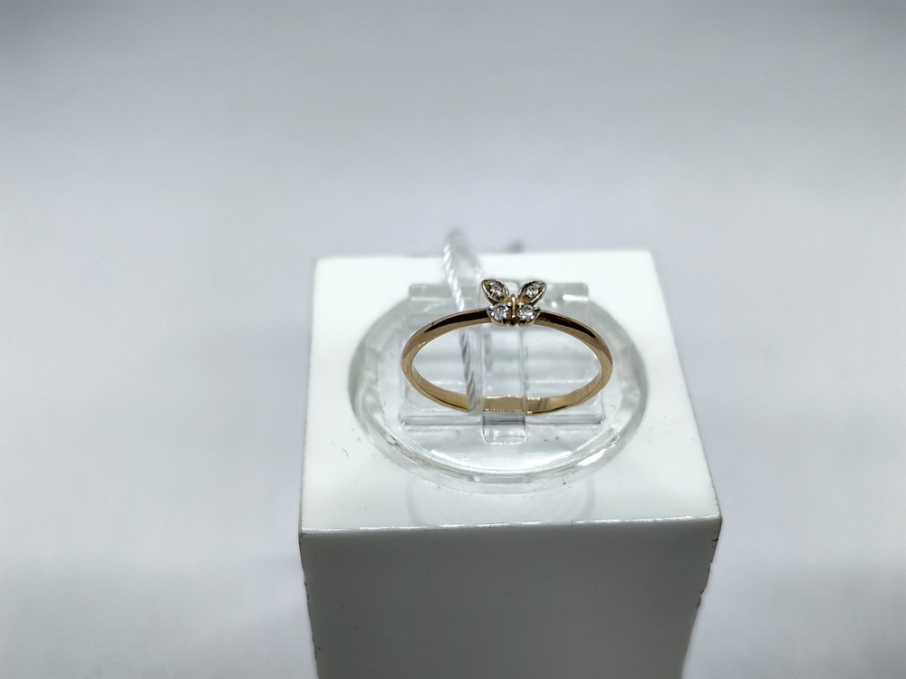 КОЛЬЦО С КАМНЯМИ (Au 585)