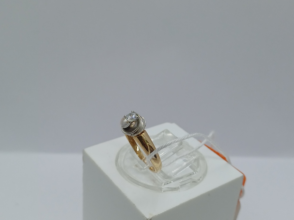 КОЛЬЦО С КАМНЕМ (Au 585)