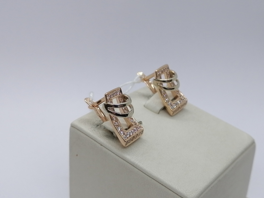 СКМИ585 СЕРЬГИ С КАМНЯМИ (Au 585) СКМИ585 СЕРЬГИ С КАМНЯМИ (Au 585)