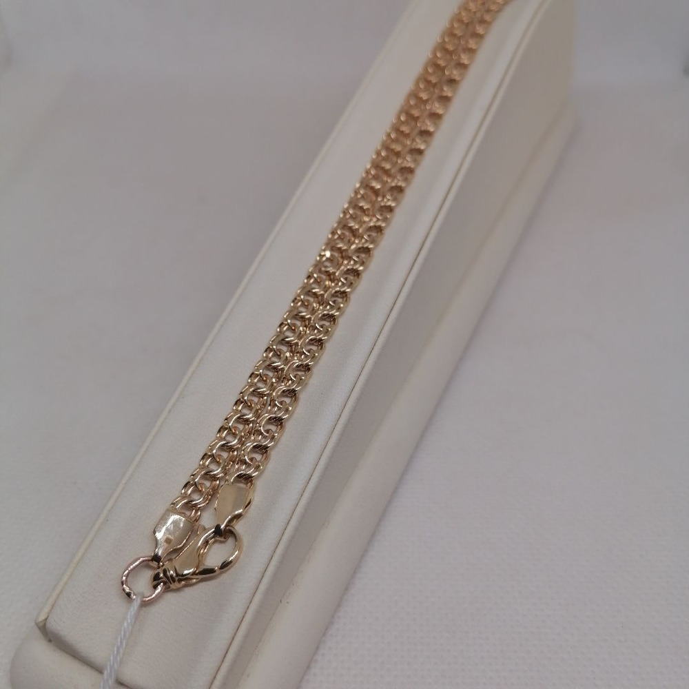 ЦЕПЬ ПОЛНОВЕСНАЯ Бисмарк (Au 585)