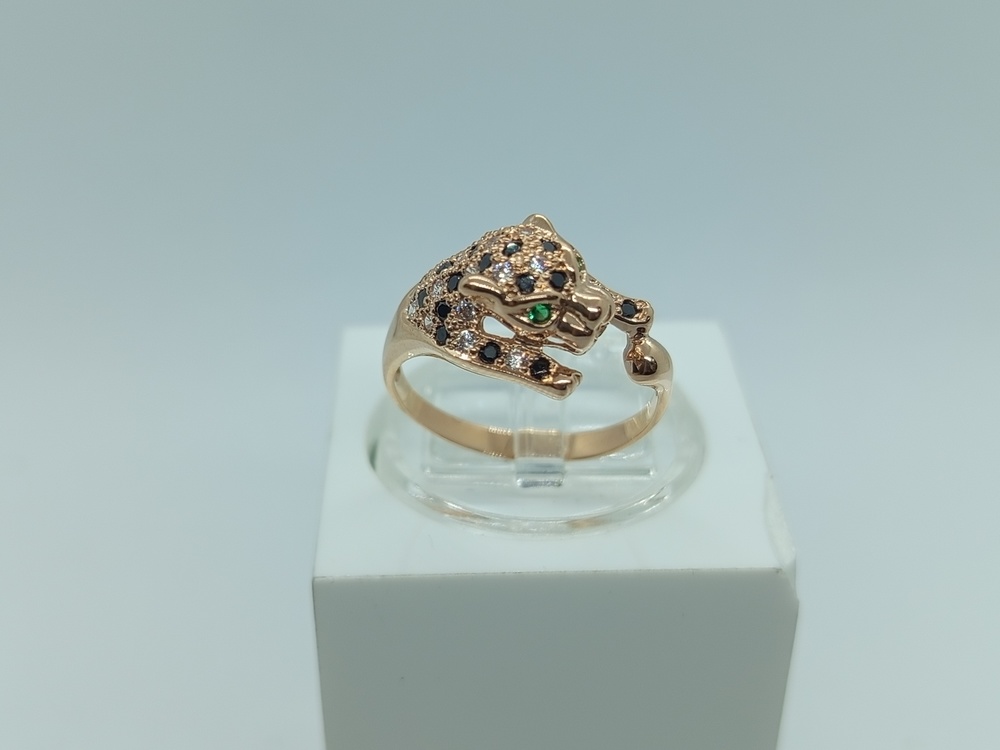 102550 КОЛЬЦО С КАМНЯМИ (Au 585)