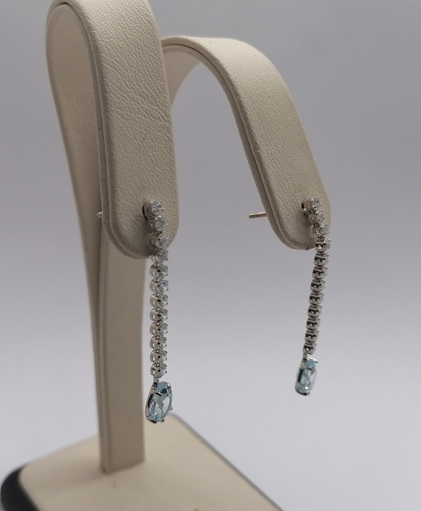 СЕРЬГИ С КАМНЯМИ (Au 585)