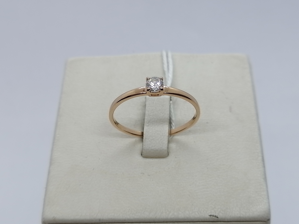 КОЛЬЦО С КАМНЕМ (Au 585)