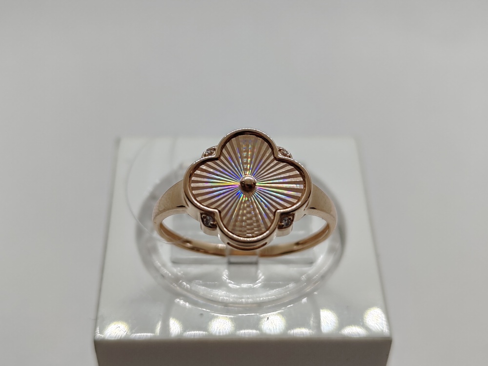 КОЛЬЦО С КАМНЯМИ (Au 585)