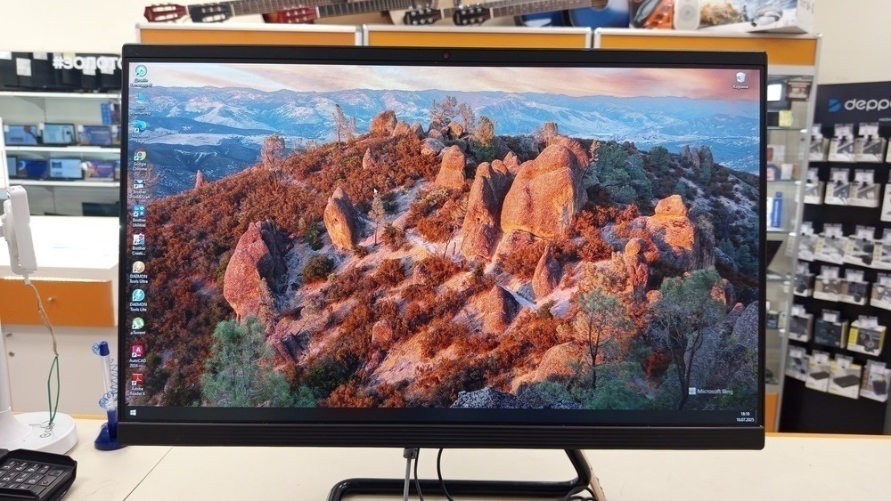 Моноблок Lenovo IdeaCentre A340-24IGM; Pentium Silver J5005, Intel UHD Graphics 605, 8 Гб, 1 Tb, Нет