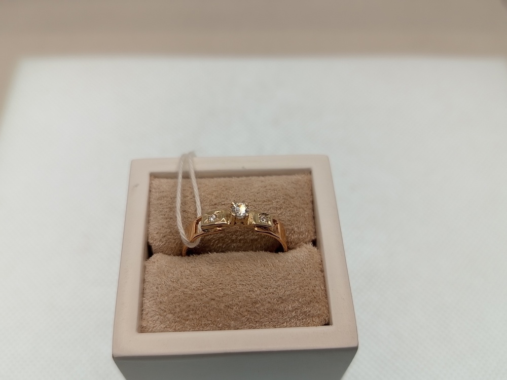 КОЛКМИ585 КОЛЬЦО С КАМНЯМИ (Au 585)