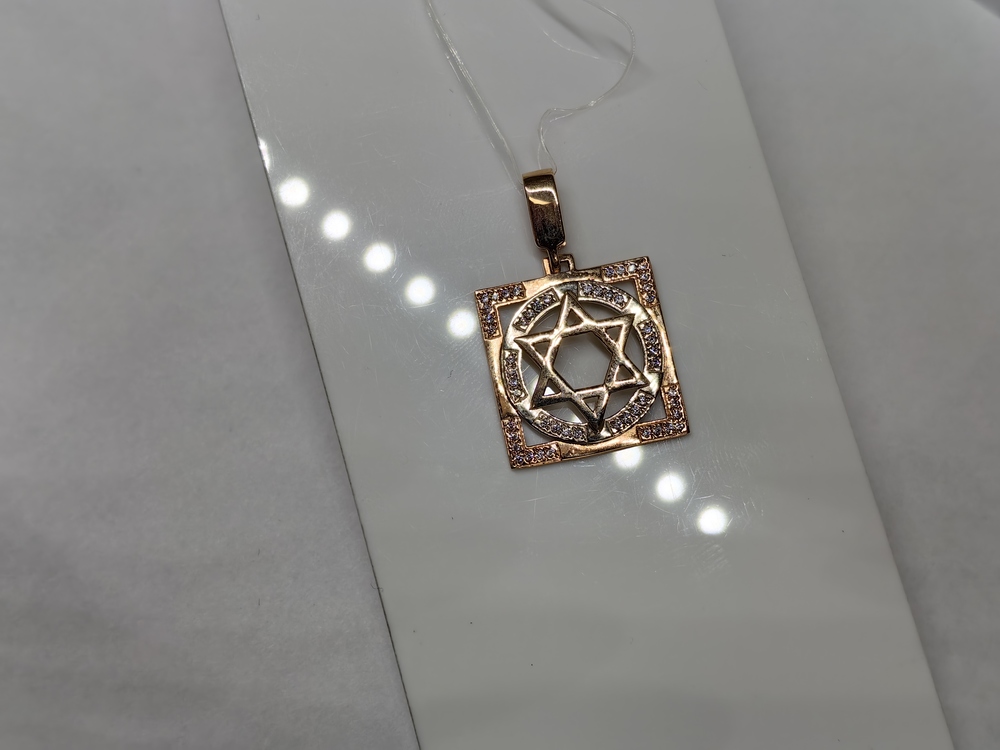 ПОДВЕСКА С КАМНЯМИ (Au 585)