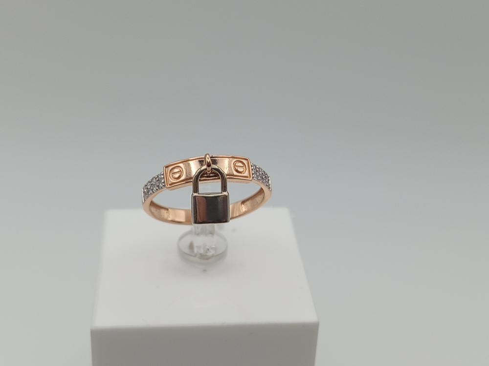 КОЛКМИ585 КОЛЬЦО С КАМНЯМИ (Au 585)