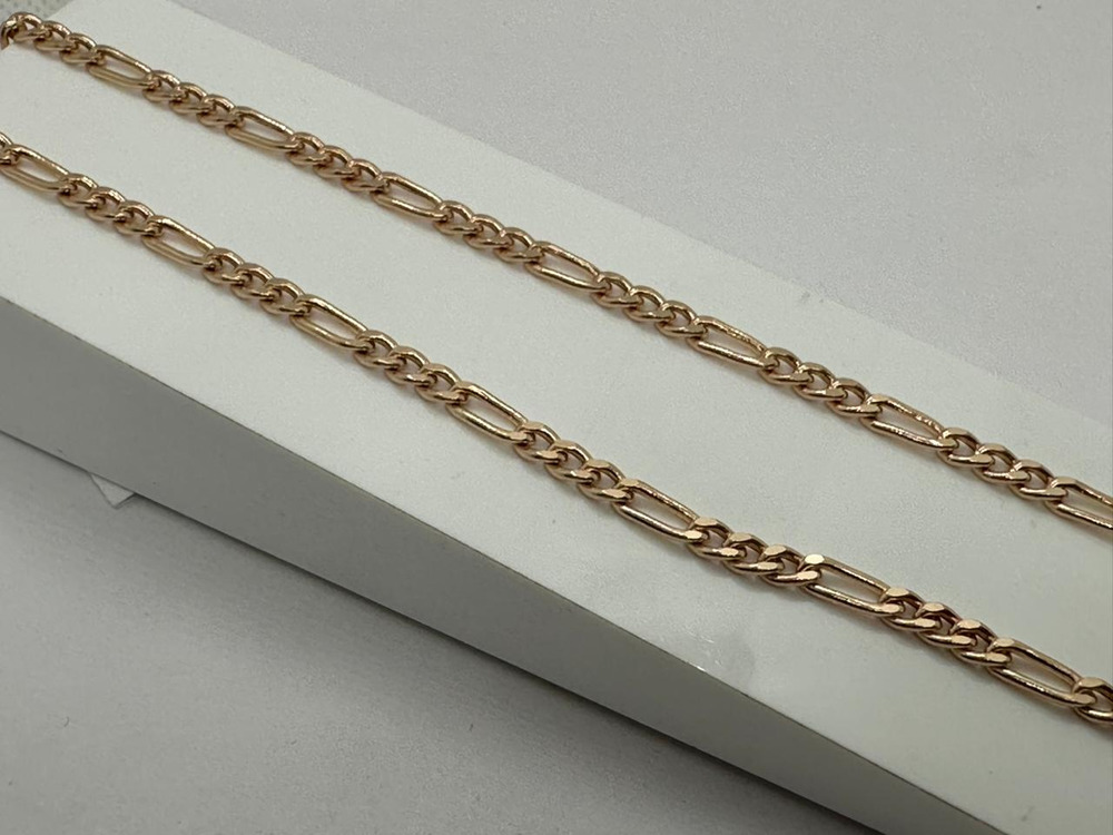 НЦ 12-014ПГ ЦЕПЬ ПУСТОТЕЛАЯ Фигаро(картье) (Au 585)