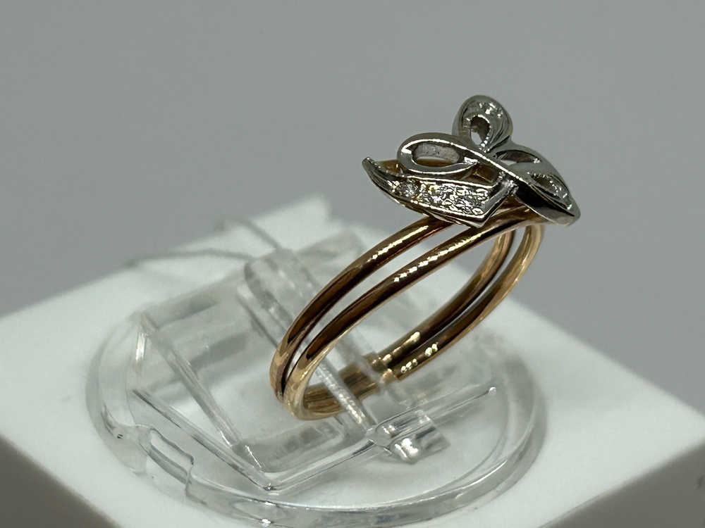 КОЛКМИ585 КОЛЬЦО С КАМНЯМИ (Au 585)