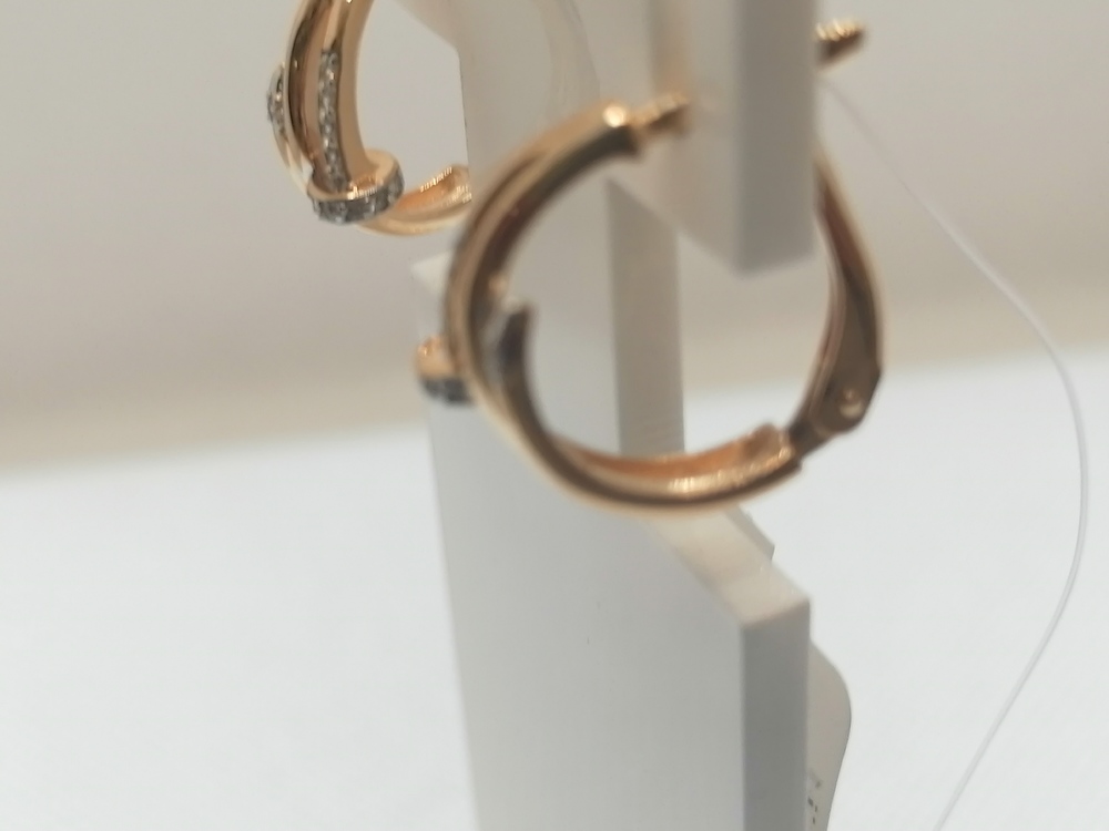 СЕРЬГИ С КАМНЯМИ (Au 585)