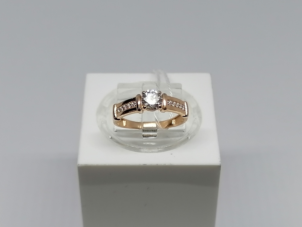 КОЛКМИ585 КОЛЬЦО С КАМНЯМИ (Au 585)