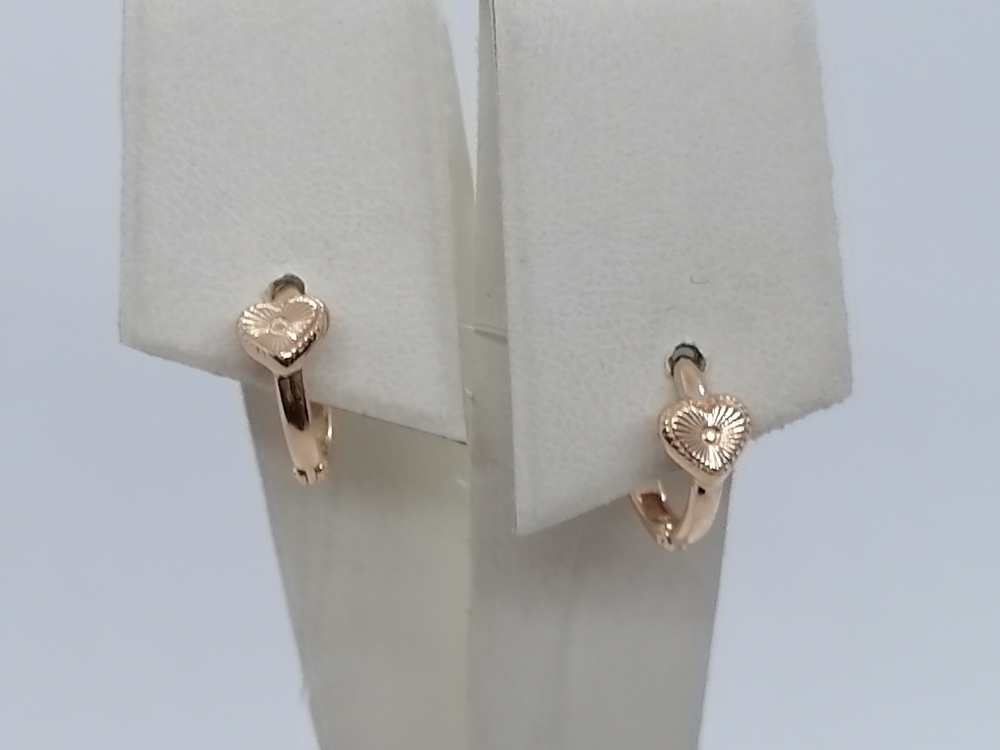 СЕРЬГИ БЕЗ КАМНЯ (Au 585)