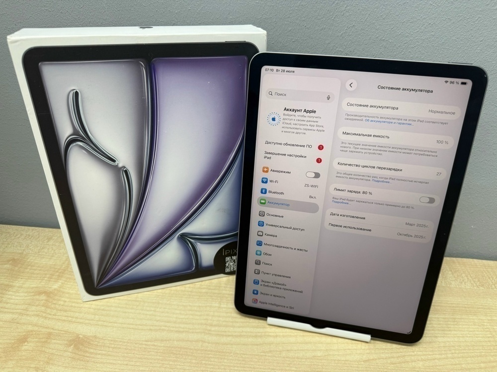 Планшет Apple iPad Air 128 ГБ(11 дюймов, M3) 2025 A3266 (Wi-Fi)