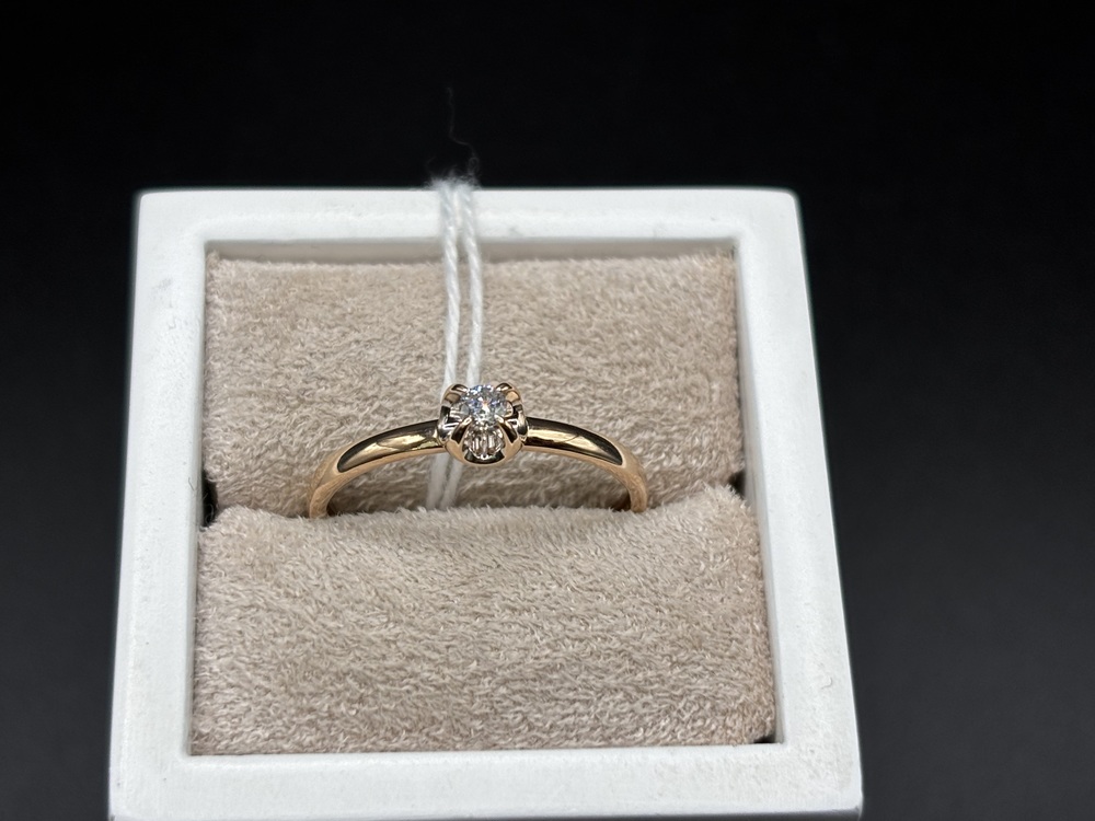 КОЛЬЦО БРИЛЛИАНТ Au 585