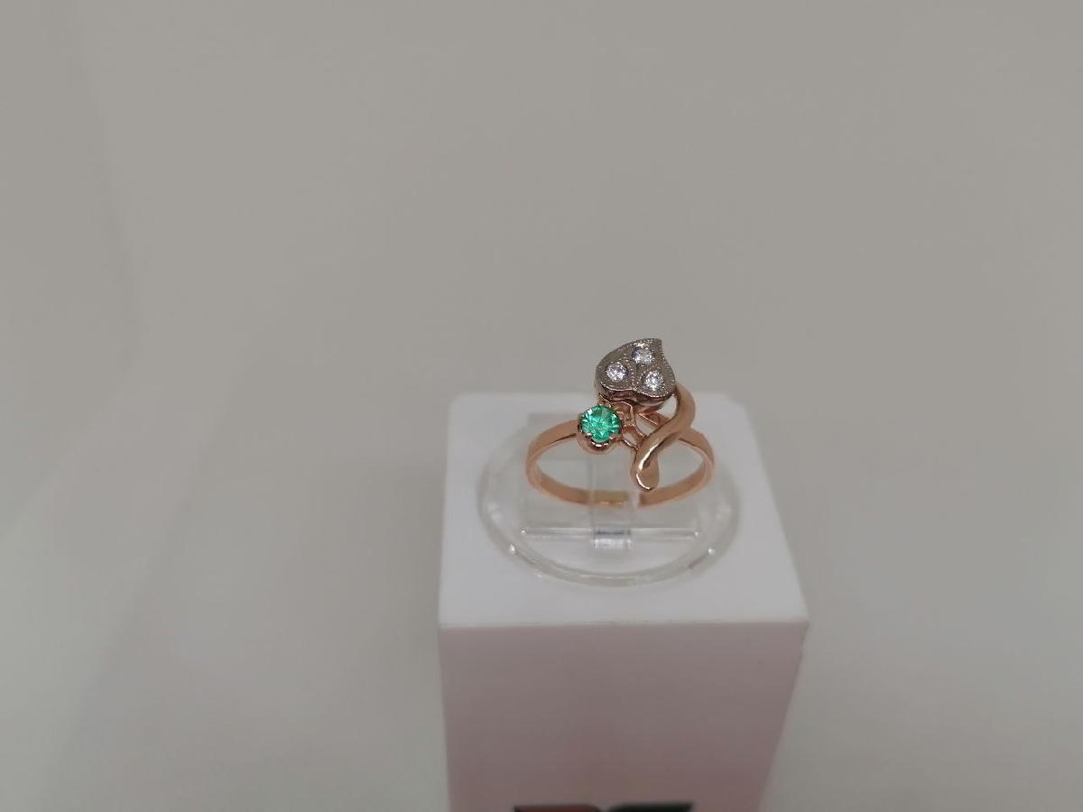 КОЛКМИ585 КОЛЬЦО С КАМНЯМИ (Au 585)