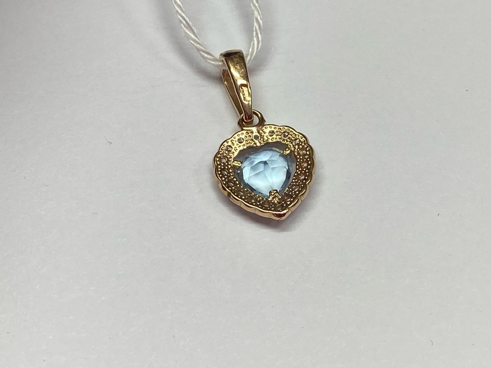 ПОДКМИ375 ПОДВЕСКА С КАМНЯМИ (Au 375)