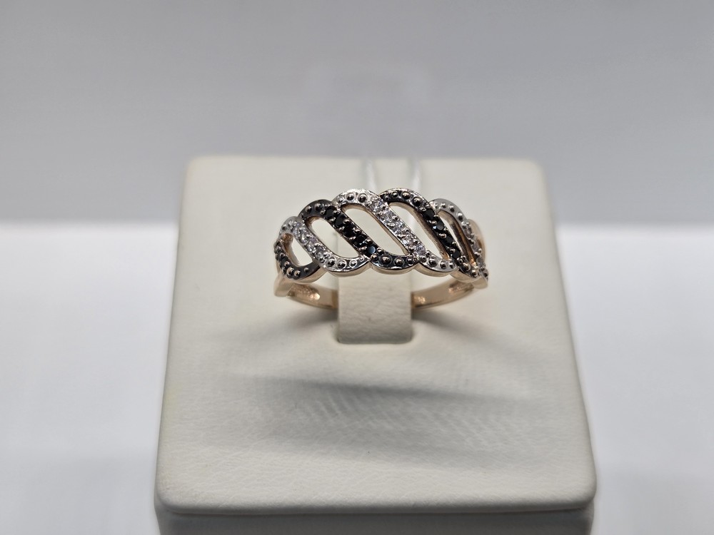 КОЛЬЦО С КАМНЯМИ (Au 585)