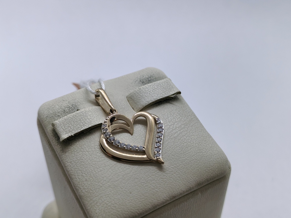 ПОДКМИ585 ПОДВЕСКА С КАМНЯМИ (Au 585)