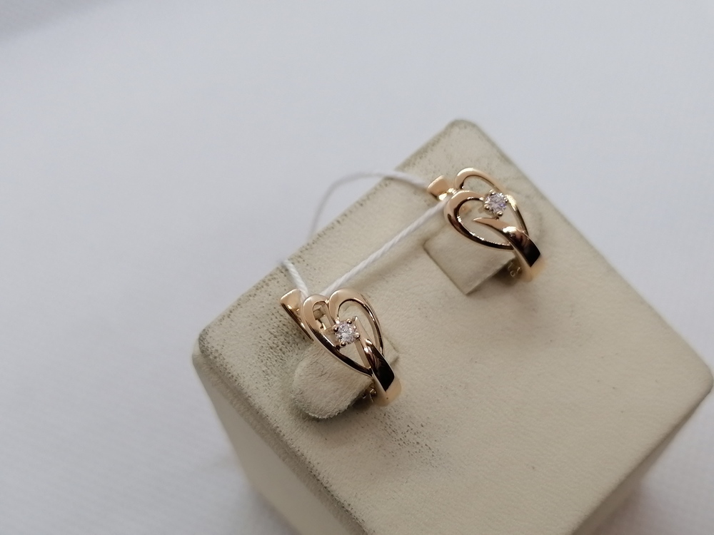 СЕРЬГИ БРИЛЛИАНТ (Au 585)