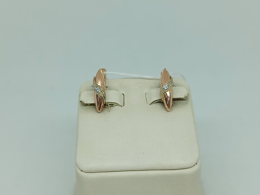 СЕРЬГИ С КАМНЕМ (Au 585)