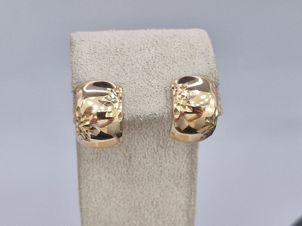 СБКМ585 СЕРЬГИ БЕЗ КАМНЯ (Au 585)