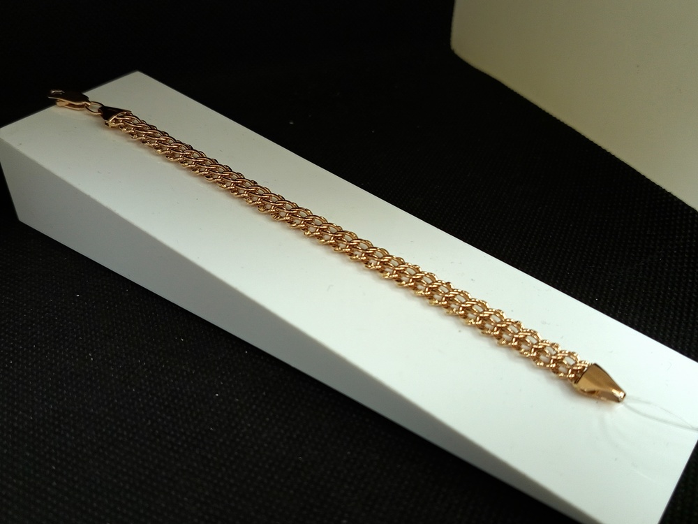 БРАСЛЕТ ПУСТОТЕЛЫЙ Итальянка (Au 585)