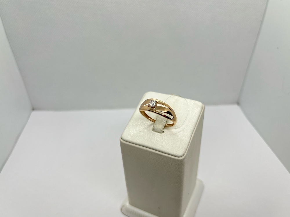 КОЛЬЦО С КАМНЕМ (Au 585)