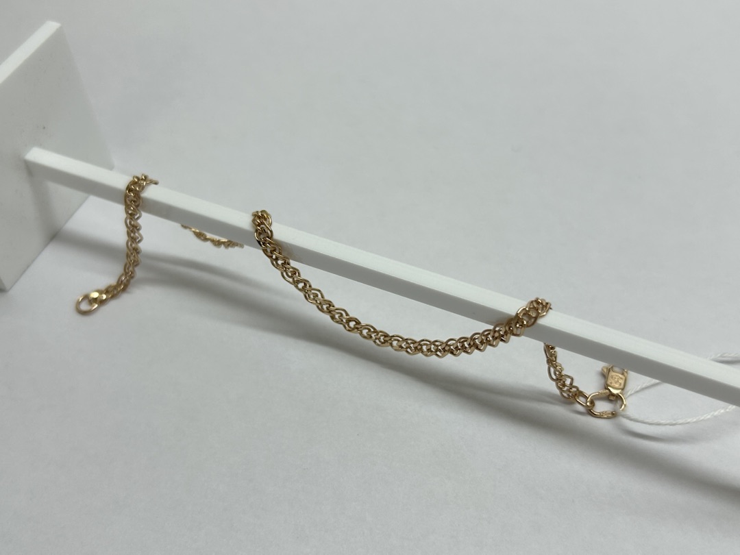 БРАСЛЕТ ПУСТОТЕЛЫЙ Нона Au 585