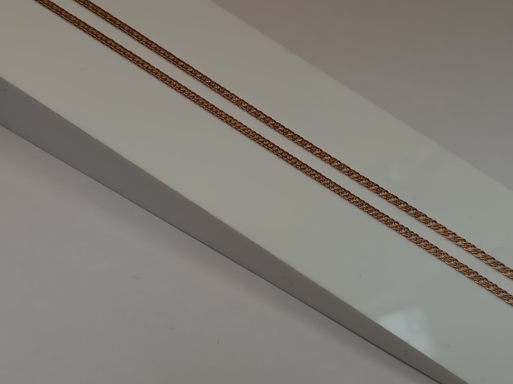 ЦЕПЬ ПОЛНОВЕСНАЯ Ромб двойной (Au 585)