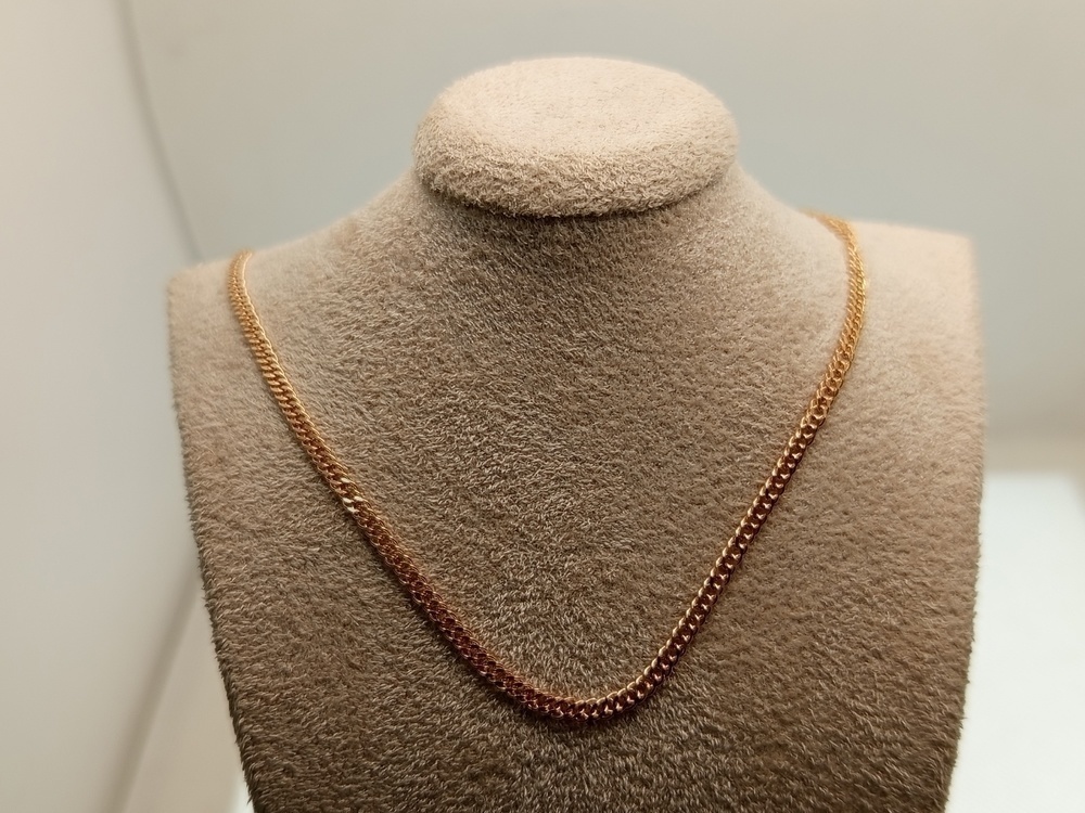 ЦЕПЬ ПОЛНОВЕСНАЯ Ромб двойной (Au 585)